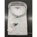 Camisa blanca de alta calidad para hombre